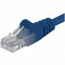PremiumCord Patch kabel UTP, cat.5e, 3m, modrý