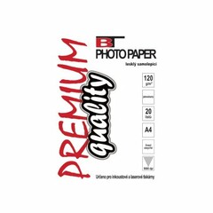 Lesklý samolepící fotopapír A4/120g (20 listů v balení)