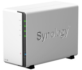 Datové uložiště (NAS) Synology DS212J bílé (2x slot pro HDD, CPU 1.2GHz, 256MB, 1xGb/s, 2xUSB 3.0)