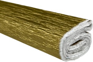 Krepový papír zlatý 50 cm x 200 cm 28g/m2