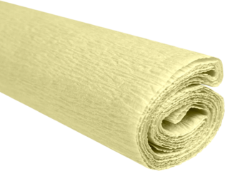 Krepový papír krémový 50 cm x 200 cm 28g/m2