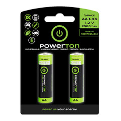 Powerton, nabíjecí baterie AA baterie, 1.2V, 2ks