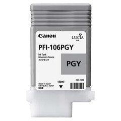 Originální inkoust Canon PFI-106PGY (6631B001), foto šedý