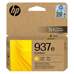 Originální inkoust HP 937e EvoMore (4S6W8NE), žlutý
