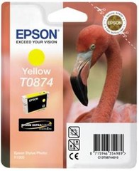 Originální inkoust Epson T0874 (C13T08744010), žlutý