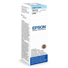 Originální inkoust Epson T6735 (C13T67354A), světle azurový