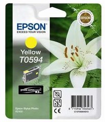 Originální inkoust Epson T0594 (C13T05944010), žlutý