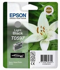 Originální inkoust Epson T0597 (C13T05974010), světle černý