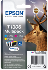 Originální inkousty Epson T1306 (C13T13064012), multipack