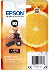 Originální inkoust Epson 33XL (C13T33614012), foto černý
