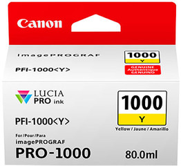 Originální inkoust Canon PFI-1000 Y (0549C001), žlutý