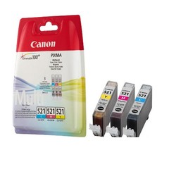 Originální inkousty Canon CLI-521 C/M/Y Multi-Pack (2934B010)