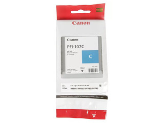 Originální inkoust Canon PFI-107 (6706B001), azurový