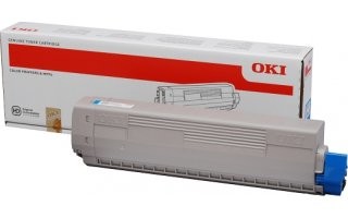 Originální toner OKI 44844507, azurový