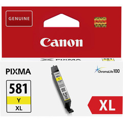 Originální inkoust Canon CLI-581XLY (2051C001), žlutý, 8,3 ml.