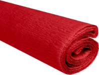 Krepový papír červený 50 cm x 200 cm 28g/m2